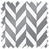 Chevron Stripe, Grey - Motorised Roman Blind